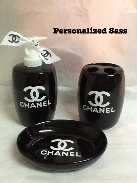Chanel Designer Bath Room by SassyByTerri on Etsy