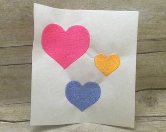 5 Sizes Heart Embroidery Design, Small Heart Embroidery Design