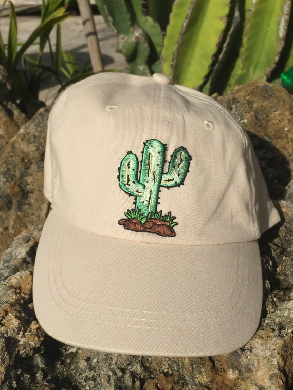 Cactus Embroidered Baseball Cap