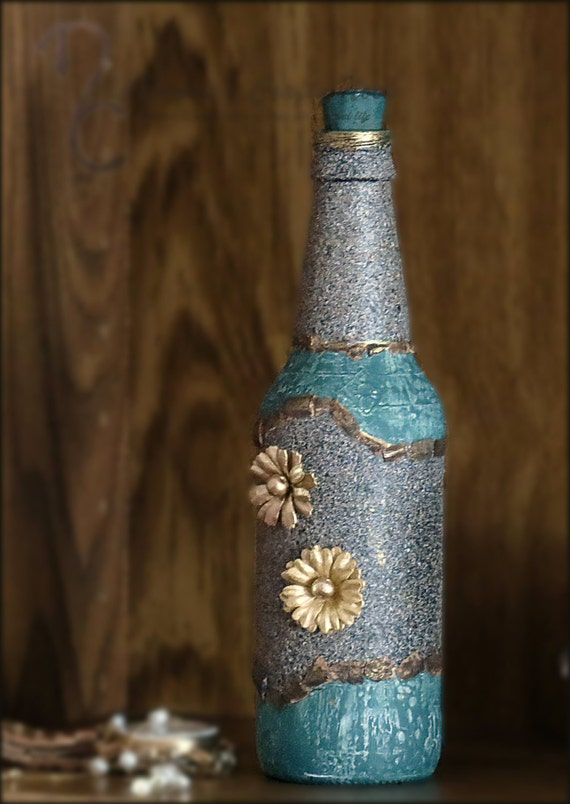 Painted Wine Bottles Upcycled Wine Bottles House Warming   Il 570xN.1057663229 K4eg 