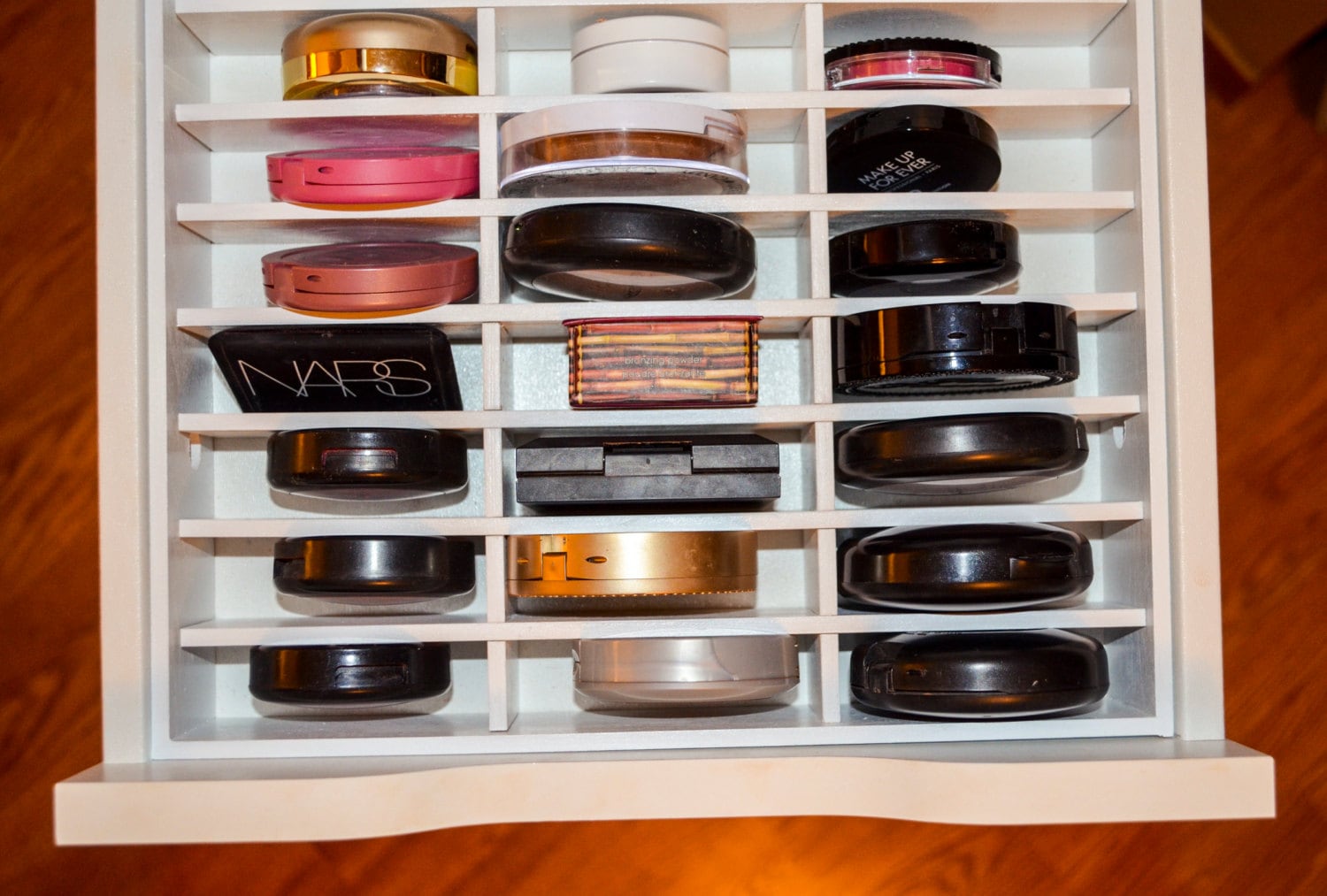 Makeup Organizer IKEA Alex 9 Compact by TheCosmeticArchive