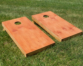 Unfinished Cornhole Board Set
