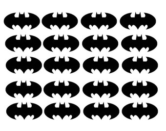 30 Batman Stickers, Batman Vinyl Seals, comic super hero Wall Decals , Kids Party Decoration Party batman wallpaper, Removable wall stickers