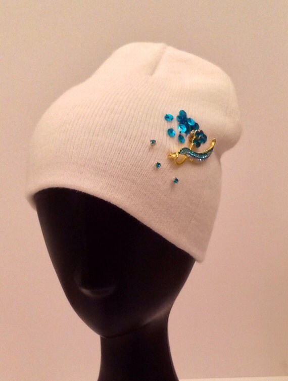 Bedazzled beanies and ear warmers