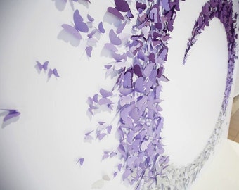 3d butterflies 188PCS Shaded Effect Ombré Effect DIY Wall Sticker Home Wedding Room Art Decor Home Decoration Shaded