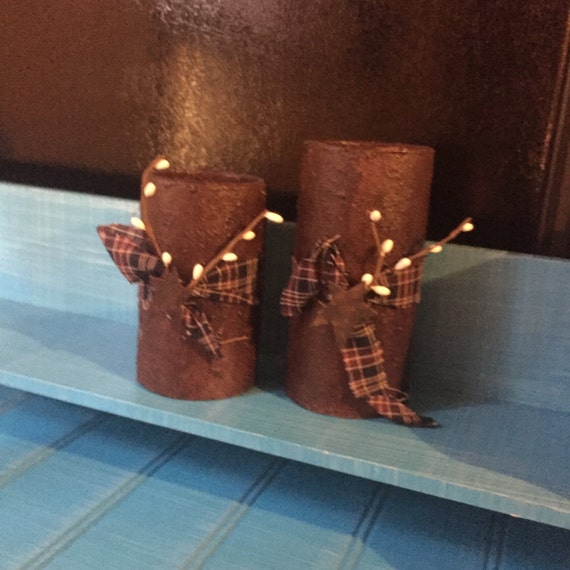 Grungy Battery Operated Candles by 51Buttons on Etsy