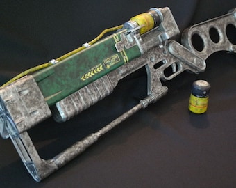 Fallout laser rifle replica pattern for pepakura or 3-D print