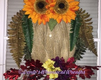 Grapevine Owl Wreath