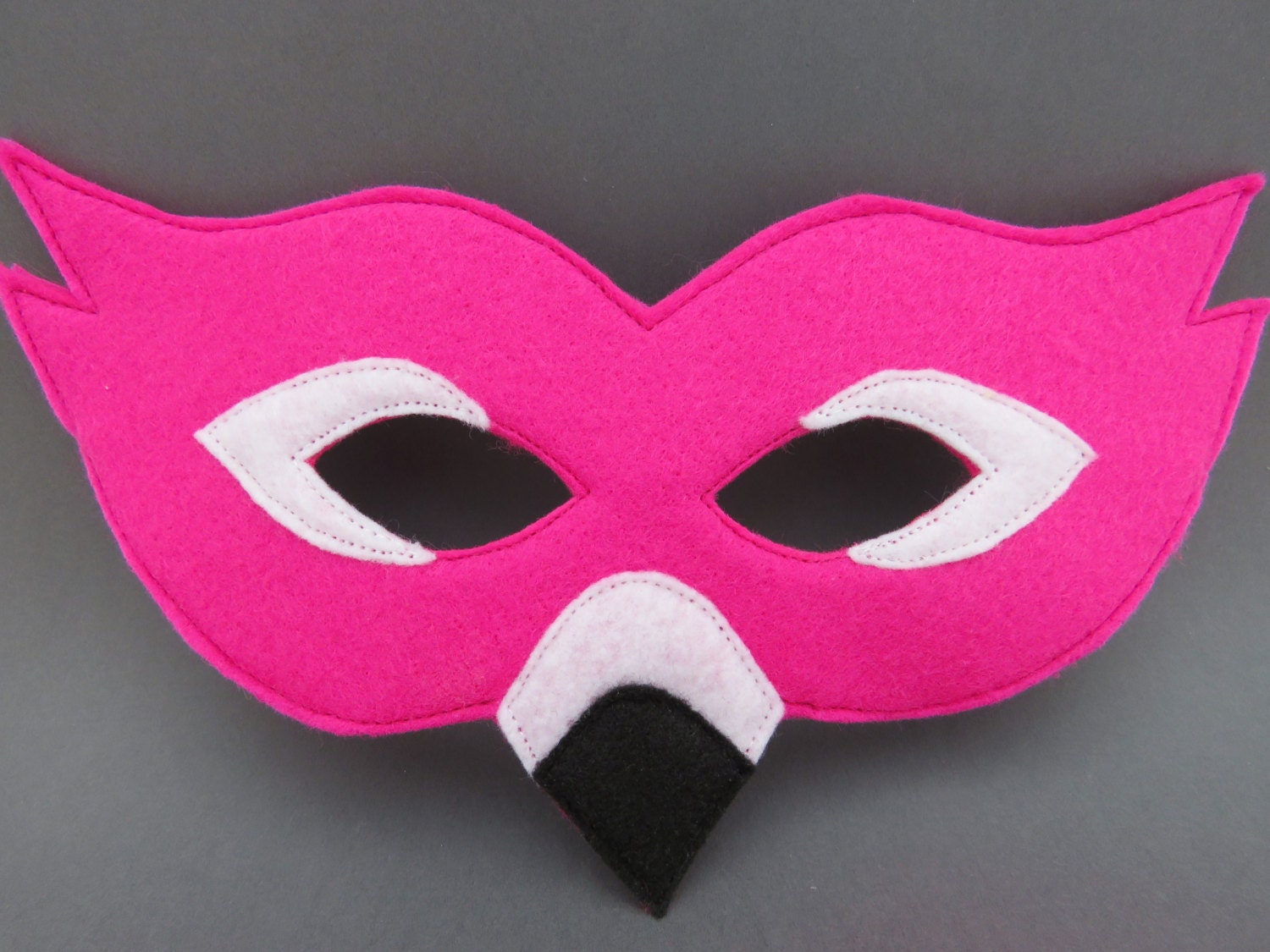 Felt Flamingo Mask Bird Mask Masquerade Carnival Mardi