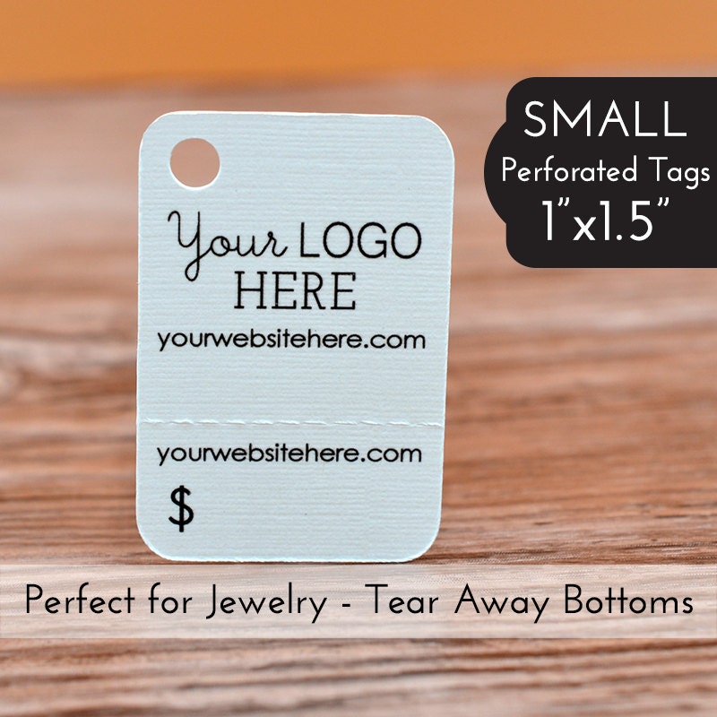 168 Perforated Price Tags 1x1.5 Tear Away