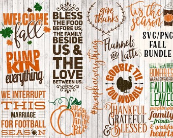 fall svg bundle, fall clipart, pumpkin spice svg, latte svg, coffee mug svg, sign svg, thanksgiving svg, fall svg files, fall printable