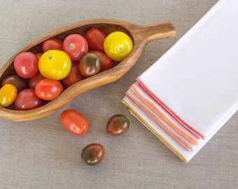 Ombre Cloth Napkins in Orange by Dot and Army