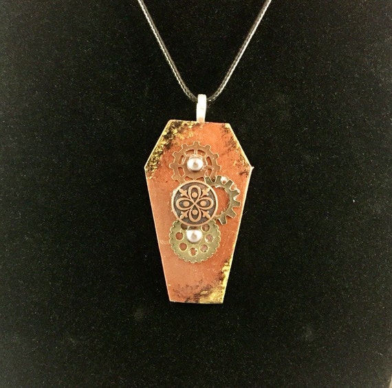 Steampunk Coffin Necklace by CranieYums steampunk buy now online
