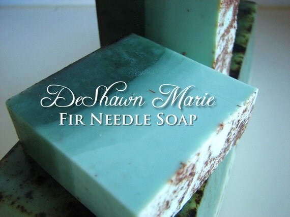 SALE Woodland - Christmas Soap - Fir Needle Soap - Pine Soap - Vegan Handmade Soap- Soap Gift, Soap for Men, Birthday Gift, Father's Day Gif