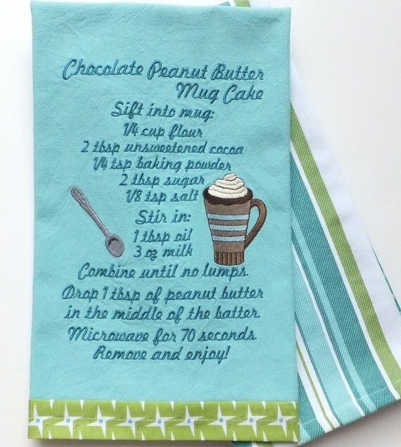 Recipe Towel Machine Embroidery Designs sc107d and the Recipe