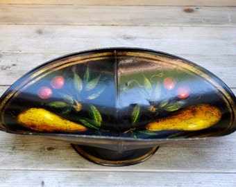 Vintage Toleware Basket Peter Ompir
