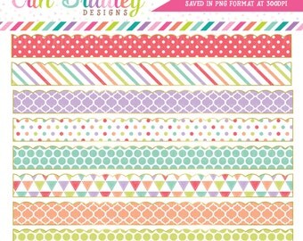 Primary Colors Borders Clipart Scalloped by ErinBradleyDesigns