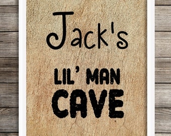Man Cave Wall Art lil man cave | etsy Man Cave Wall Art lil man cave | etsy