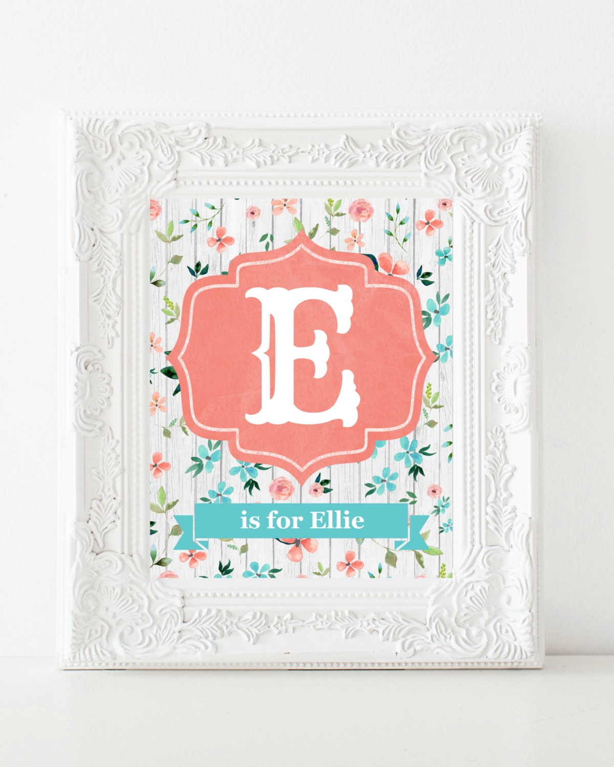 Personalized Baby Print Nursery Art Custom Name Print Kids