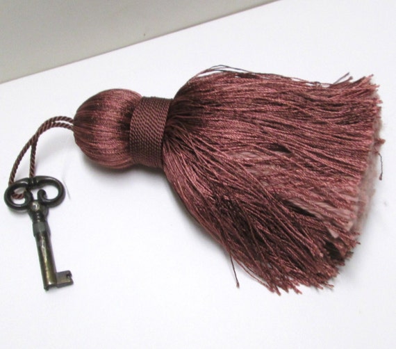 Jumbo TASSEL Furniture Key Fob Tassel Silky Large Bohemian