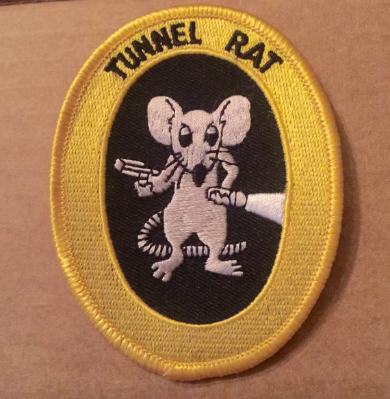 Authentic 1960s-70s Tunnel Rat Patch without Latin