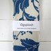 Door Draft Stopper, Unique Home Decor, Door Snake, Door Draft Blocker, Unique Gift, Oak Leaf, Stone, Blue. 32