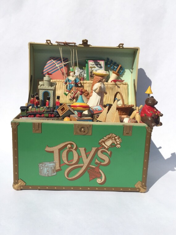 Reserved for Alice Vintage Music Box Toy Box by Enesco Toy