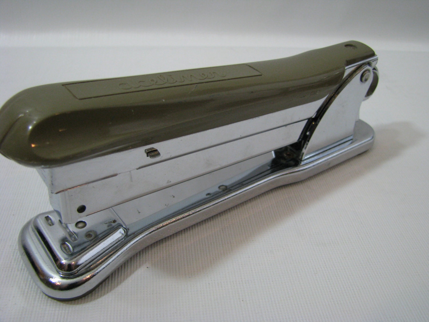 Vintage Ace Liner 502 Stapler Industrial Gray