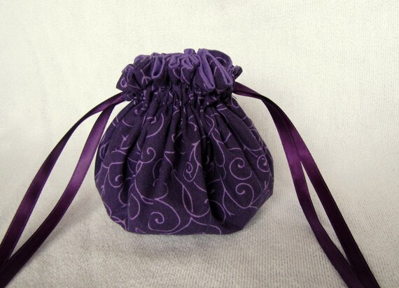 Drawstring Jewelry Pouch Medium Size by IslandJewelryBags