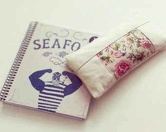 Pencil Case, Pen Case, Pencil Pouch, Make Up Bag, Floral, Cotton Pouch, Gadget Case, Zipper Pouch, Pencil Bag, Organizer