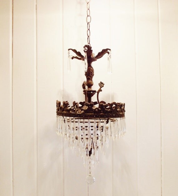 Vintage Bronze Chandelier Wedding Cake Style Chandelier Frame