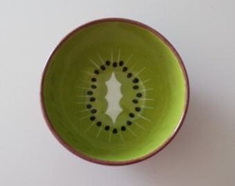 Handpainted Kiwi Bowl