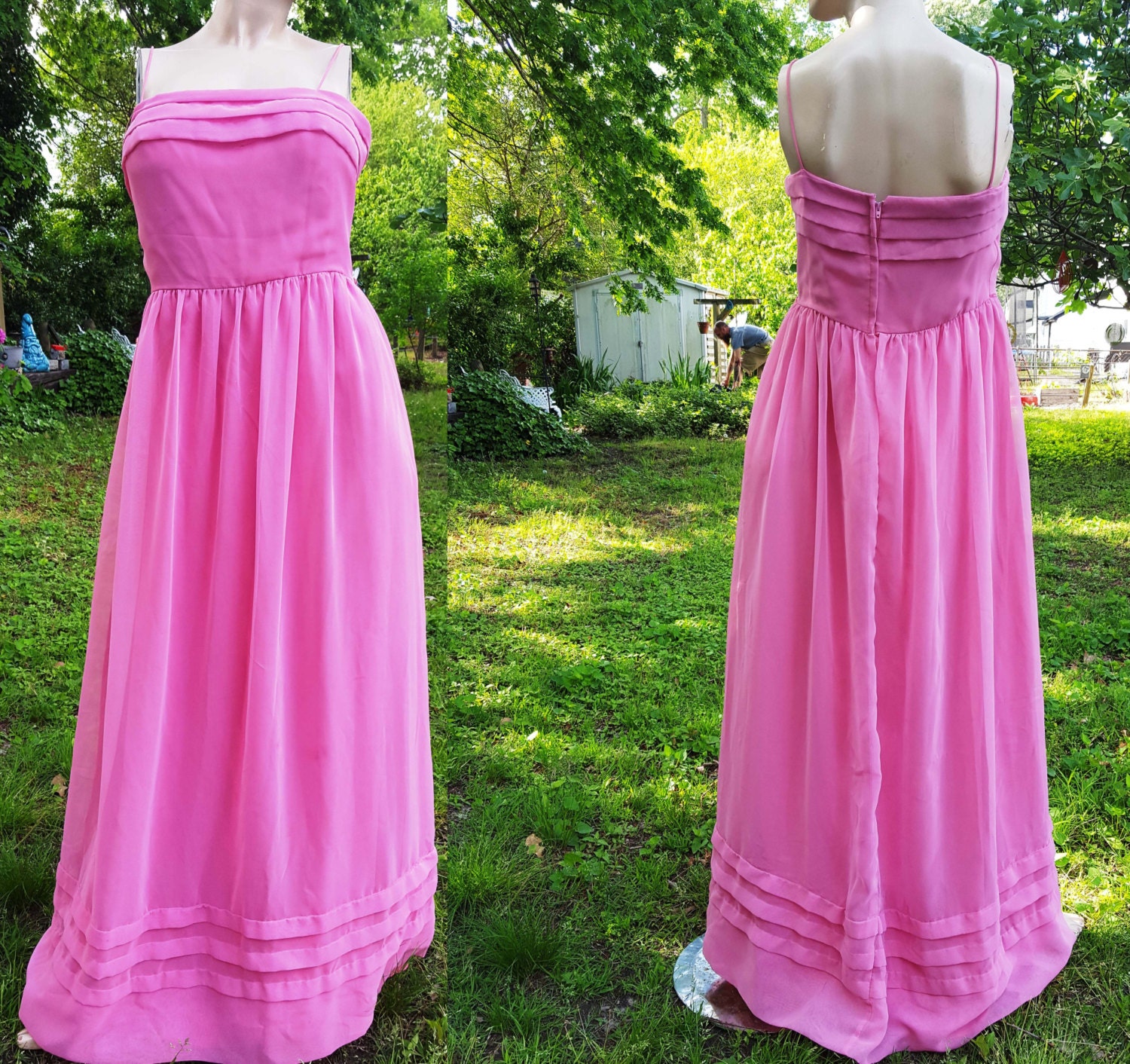 Plus Size 80s Prom Dress/ Vintage Prom Dress/ Vintage Costume/