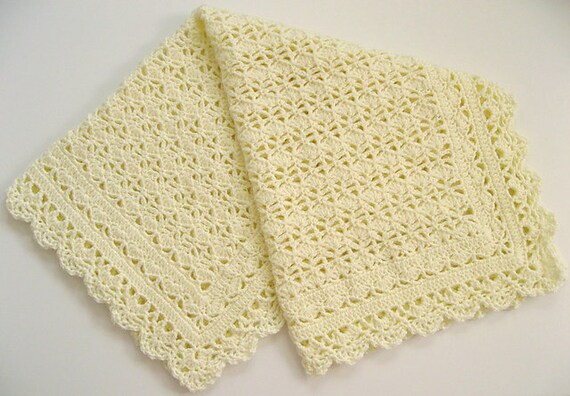 Crochet Pattern Lacy Heirloom Blanket/Afghan by carolrosa on Etsy