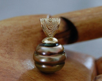 HOLD FOR JANICE -Bibi - installment #2: very rare, one of a kind, Tahitian pearl pendant, pearl jewelry, women, pearl necklace
