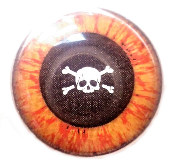 New FIREY DEATH Eyes Glass Eyes Orange Red Fantasy Eyes eye