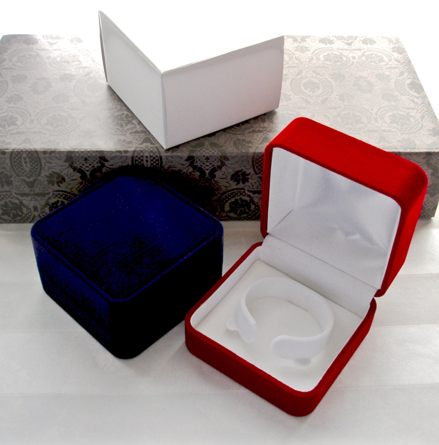 Pocket Watch Necklace Bracelet Watch Velvet Gift Box Wrist