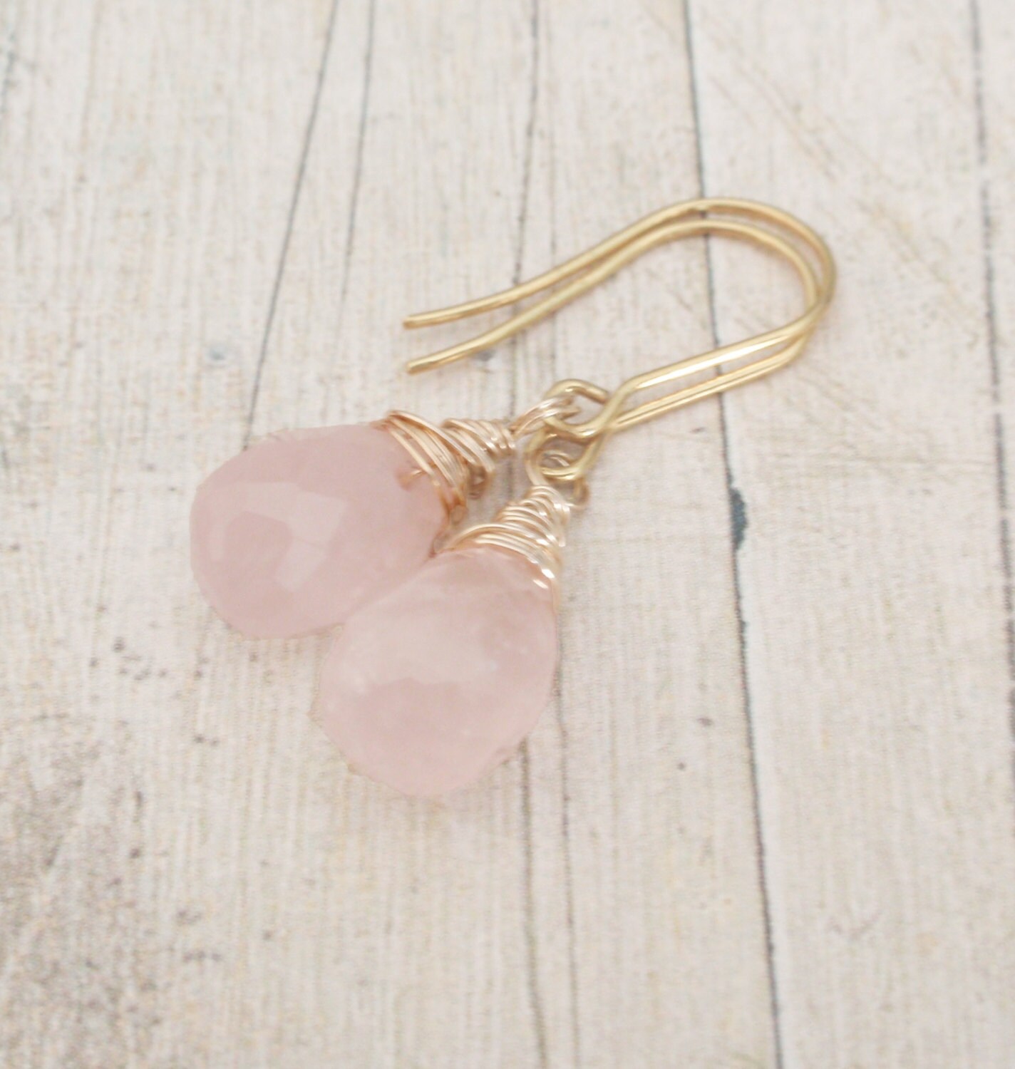 rose quartz earrings rose quartz earrings