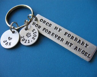 Pet Memorial Keychain - Personalized Memorial Keychain - Dog Loss Keychain - Pet Loss Keychain - Custom Pet Keychain - Pet Keychain - Friend