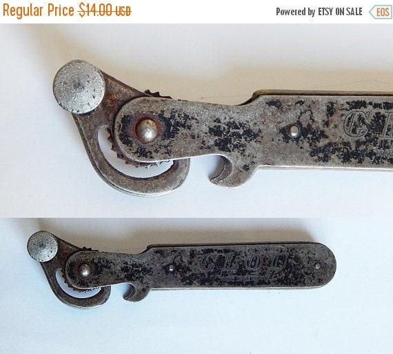 20SALE tin opener vintage 1930s tin opener by thehopetree on Etsy