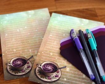 A Cup of Galaxy - A5 Stationery - 12, 24 or 48 sheets