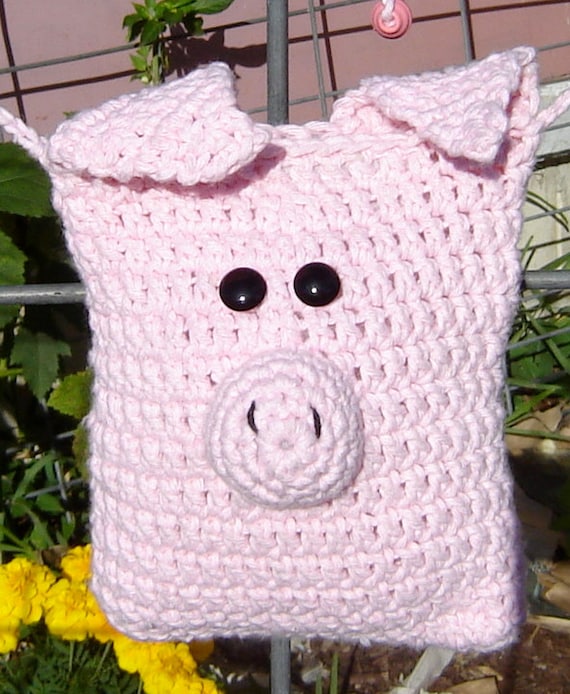 Items similar to PATTERN Little Pig Purse Crochet PATTERN ...