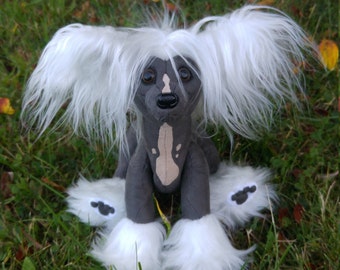 stuffed chinese crested