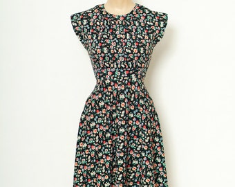 Vintage Dress Floral / 60s Dress / 70s / Flower child Dress / boho dress Dresses / Flower Dress / Women's Clothing / Boho / Hippy Blouse