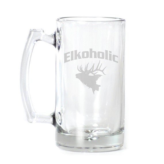 Large Beer Mug 25 oz. 8584 Elkaholic