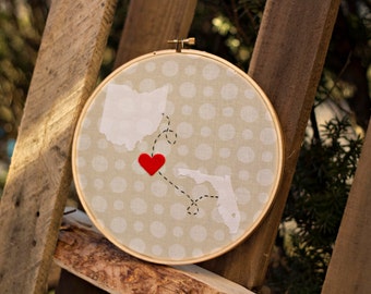 Embroidery Hoop Art Ohio & Flordia