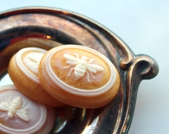 BEE SOAP, Set of 3, Mini Oval Honey Bee Soap, Spring Soap, Oval Soap, For Spring, Hostess Gift, For Mom, Mother's Day Soap, Custom Scented