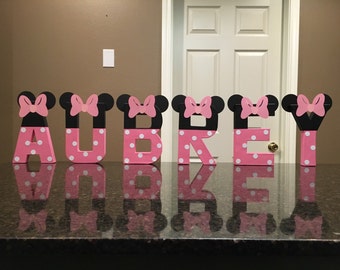 Minnie Mouse Custom Name Letters - price is per letter
