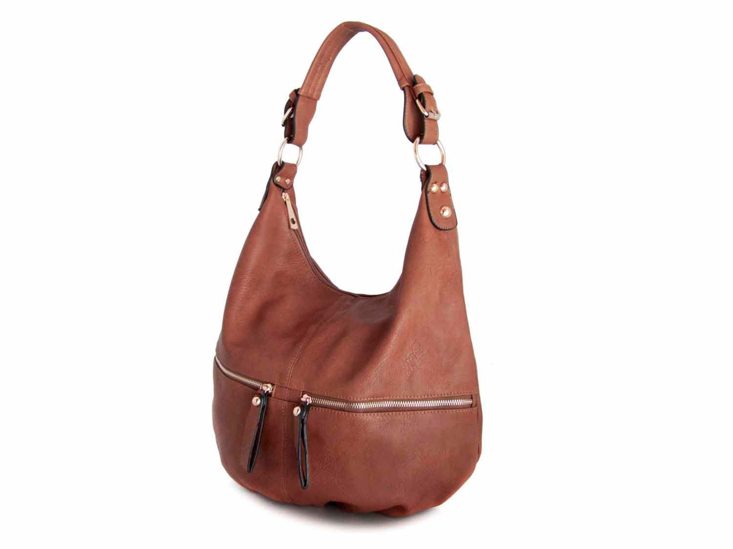 Leather Tote Hobo Bag Handbag in Vegan by VeganLeatherHandbags