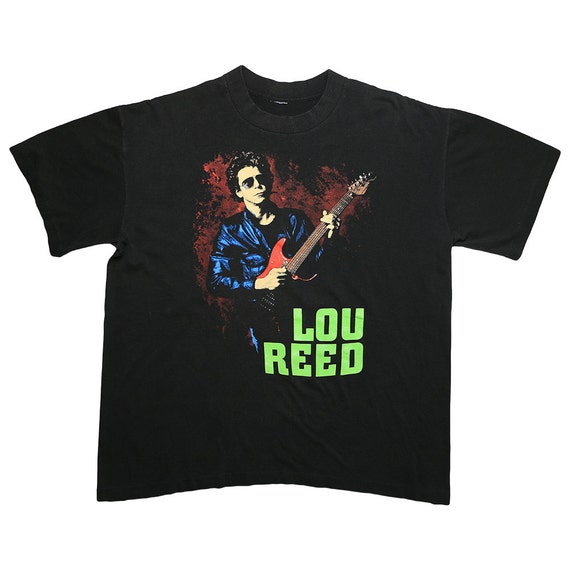 Lou Reed Shirt Vintage tshirt 1986 Mistrial Album Promo tee